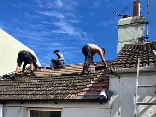 Mattishall Roofing Services 15 This is a photo of a roof being repaired in Mattishall. Installation carried out by Mattishall Roofing Services