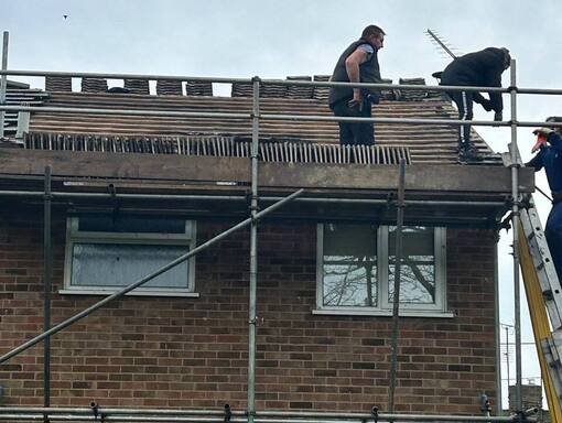 Mattishall Roofing Services 19 This is a photo of a roof being repaired in Mattishall. Installation carried out by Mattishall Roofing Services