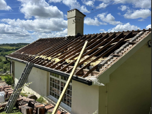 Mattishall Roofing Services 82 This is a photo of a roof being repaired in Mattishall. Installation carried out by Mattishall Roofing Services