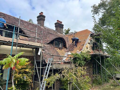 Mattishall Roofing Services 9 This is a photo of a roof being repaired in Mattishall. Installation carried out by Mattishall Roofing Services